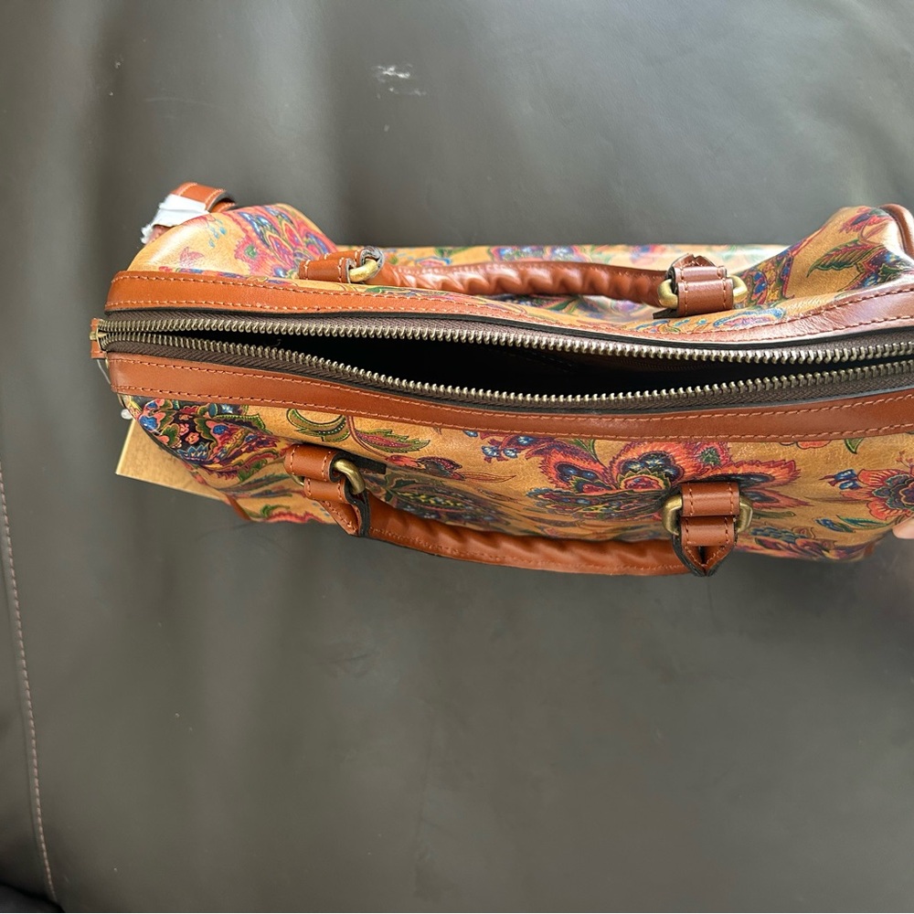 Patricia Nash French Tapestry bag NWT Skye Satchel - Picture 6 of 7